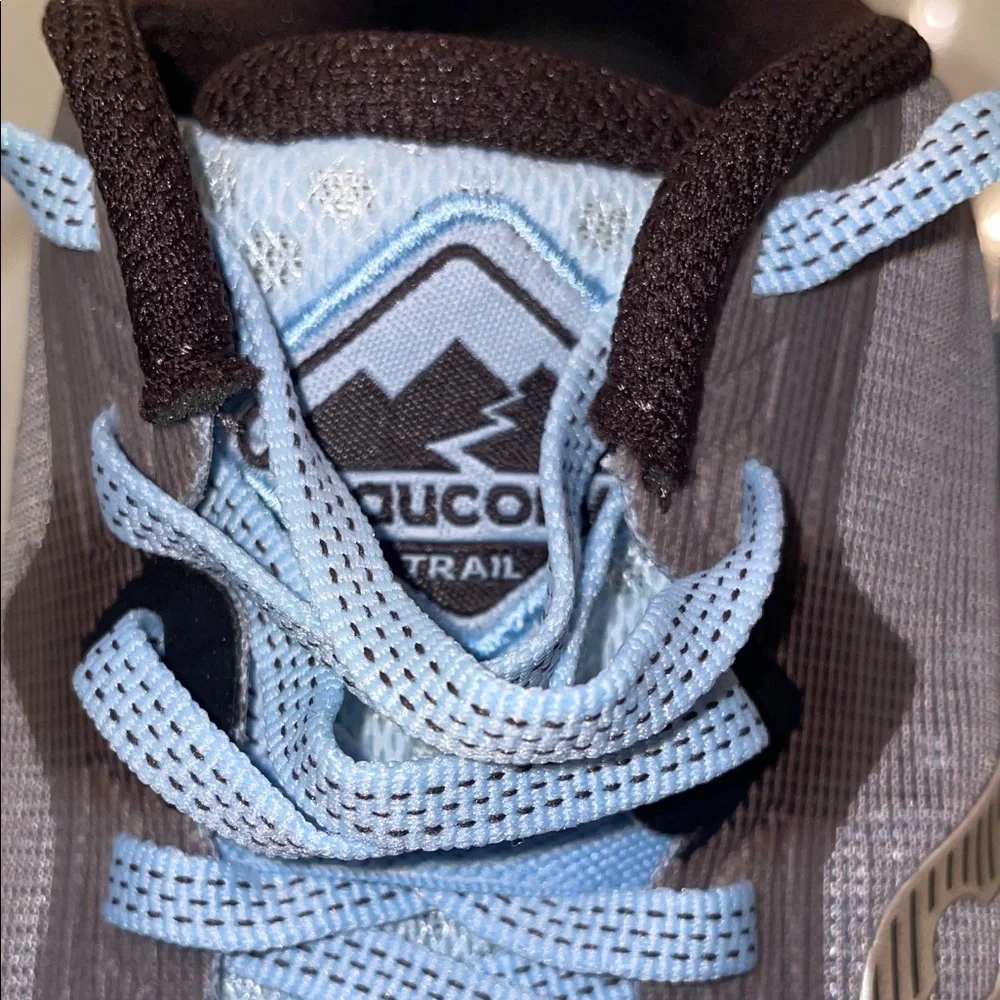 Saucony Women's Athletic Shoes in Gray and Light Blue - Picture 6 of 6